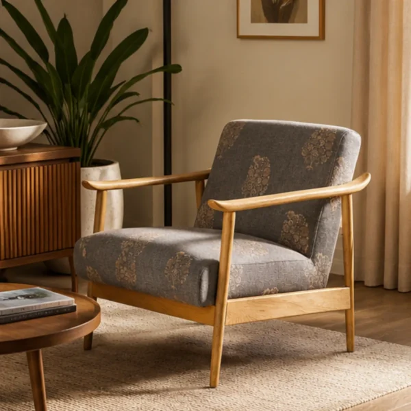 Delia Accent Chair in room