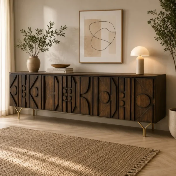 Willow Console Table in room