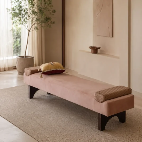 Ember Ottoman in room