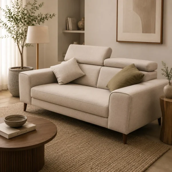 Amber Sofa in room