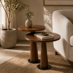 Stone Bedside Table view 2