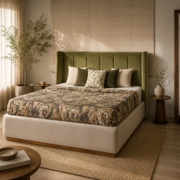 Clay Bed in room